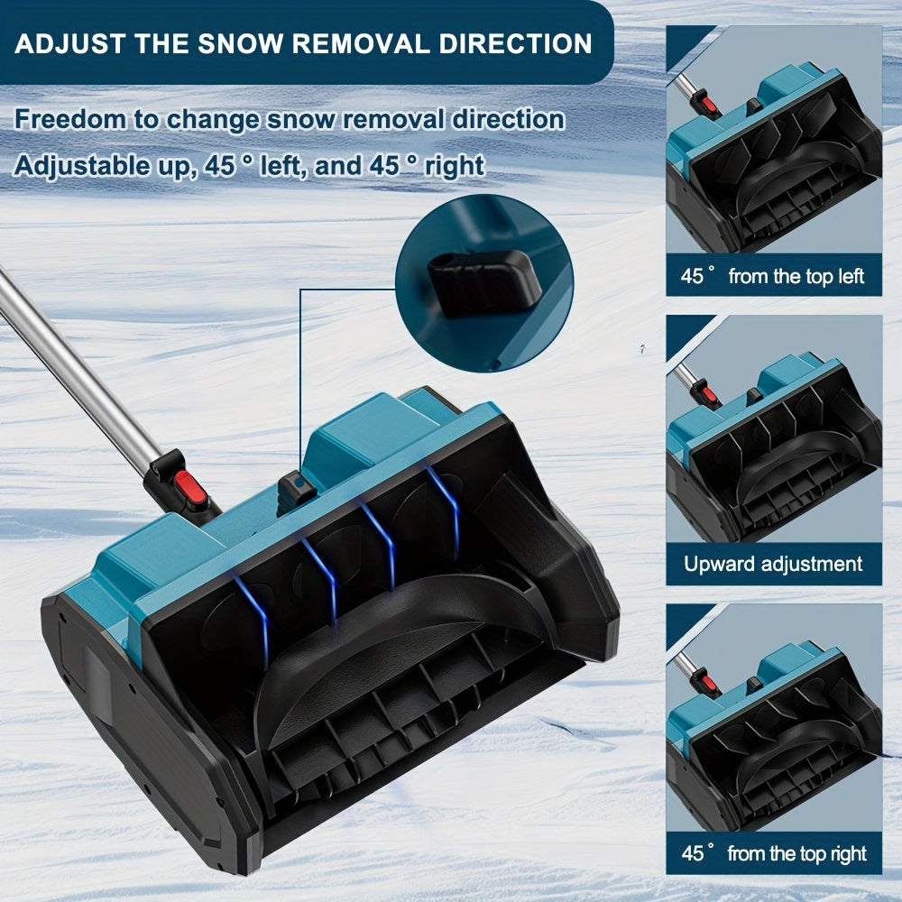 Cordless Electric Snow Shovel – 21V, 13-Inch Brushless