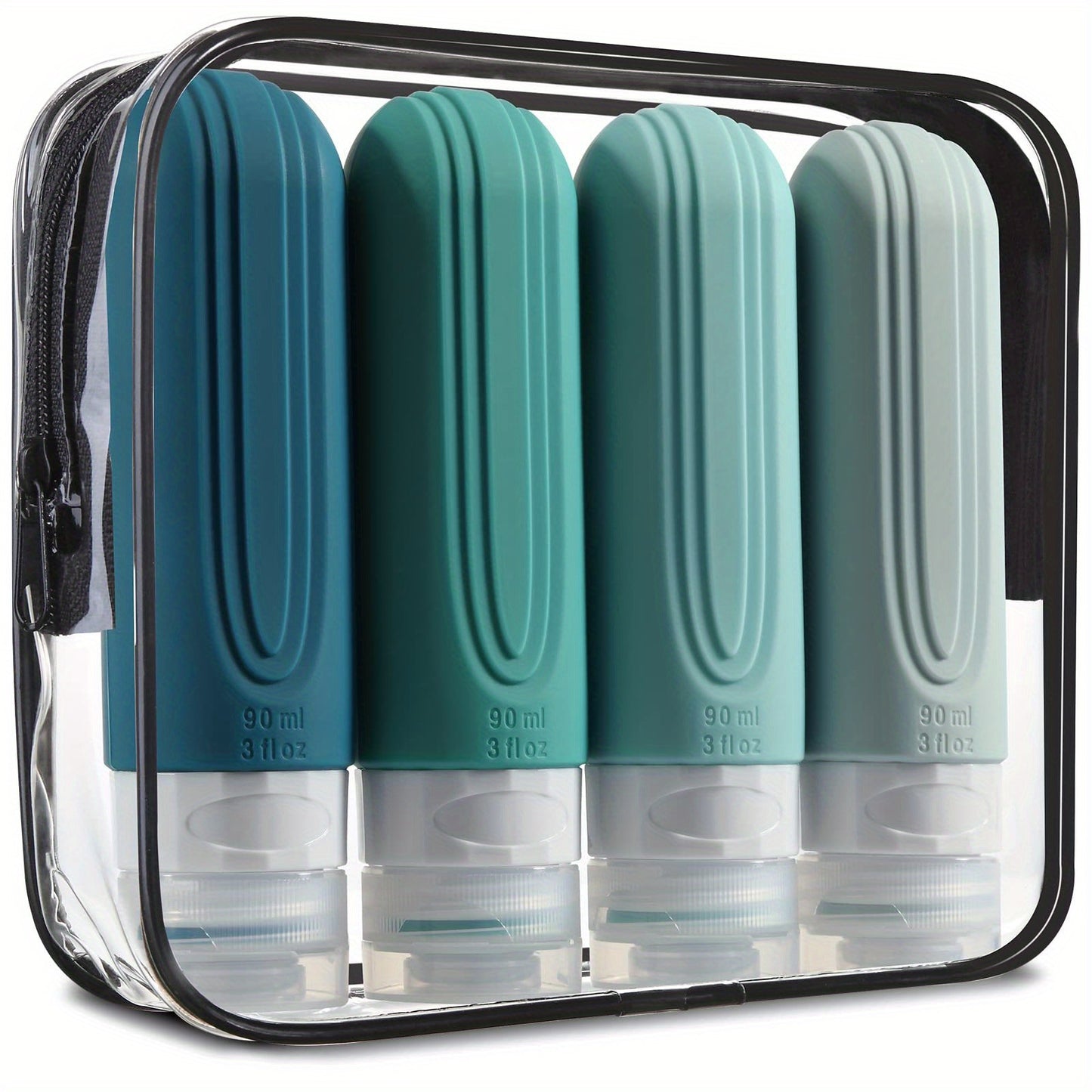 4-Pack Travel Bottles Set