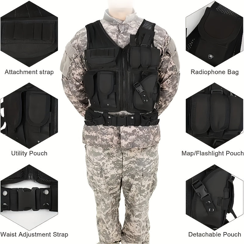 Tactical Vest with Holster
