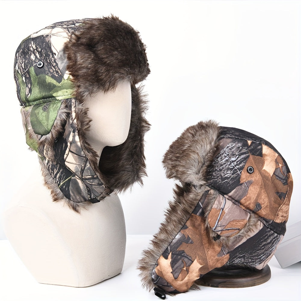 Camo Warm Trapper Hat