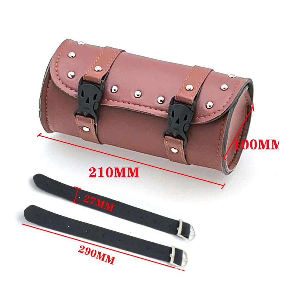Motorcycle Tool Bag - Waterproof Faux Leather Side Pannier