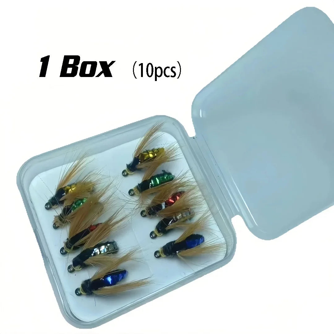 Flies Fly Fishing Lure 10/ 30/50Pcs