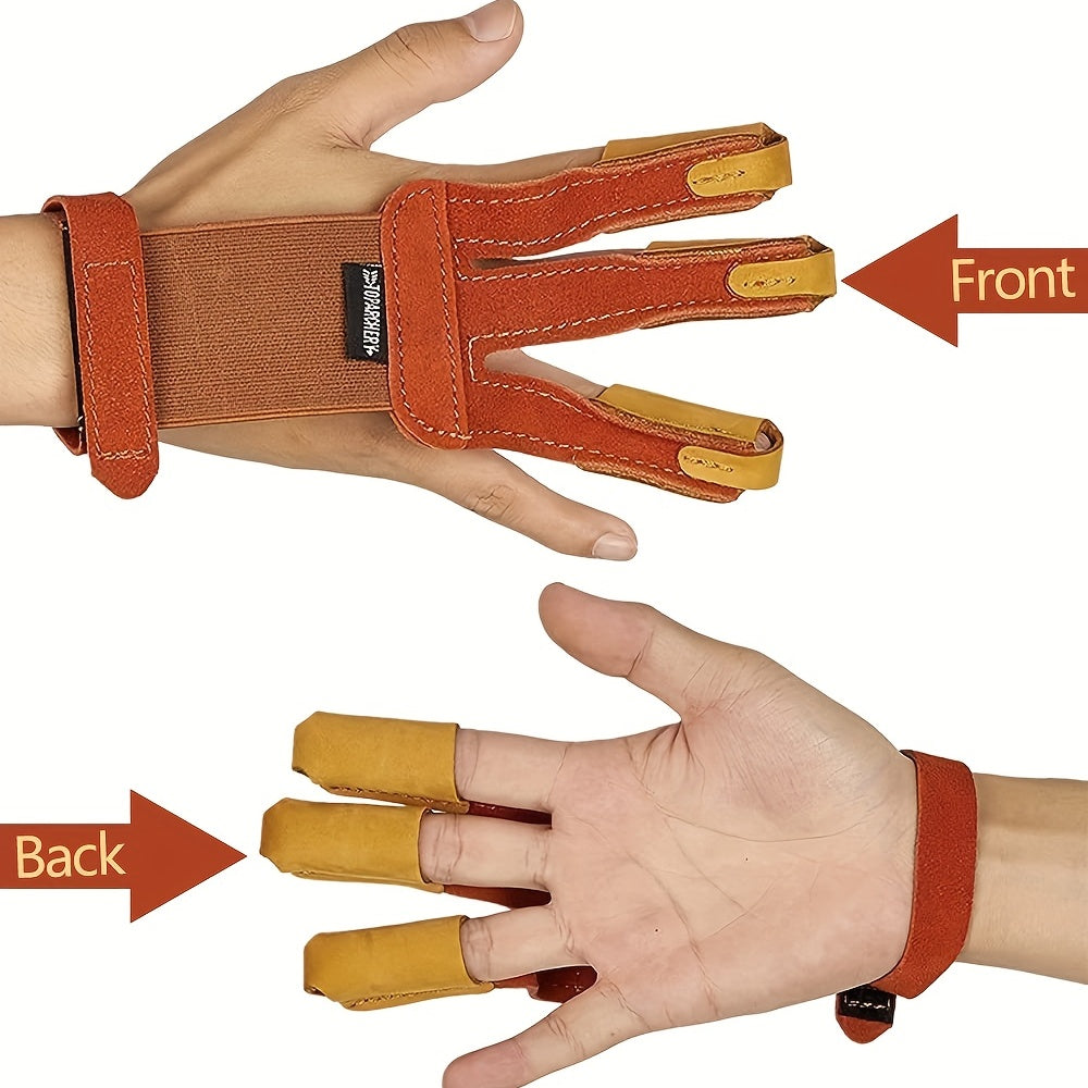 3-Finger Archery Finger Tabs