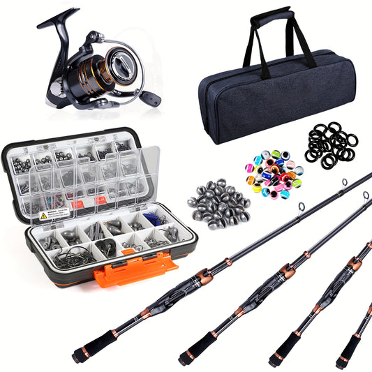 Fishing Rod And Reel Combo with Tackle Box