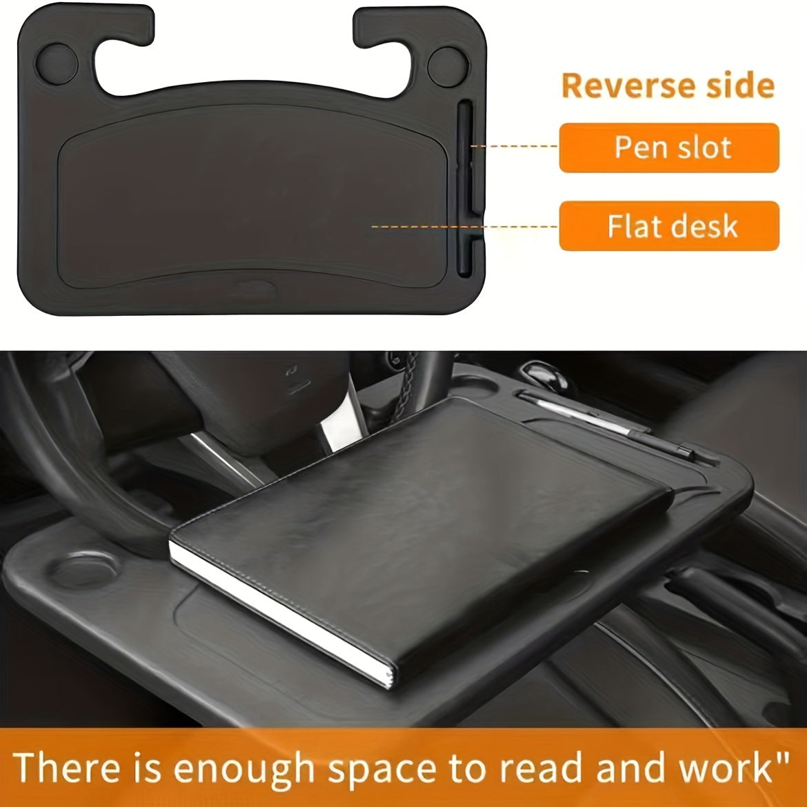 Car Steering Wheel Desk Tray