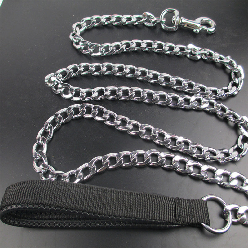 Flat Iron Chain Dog Leash
