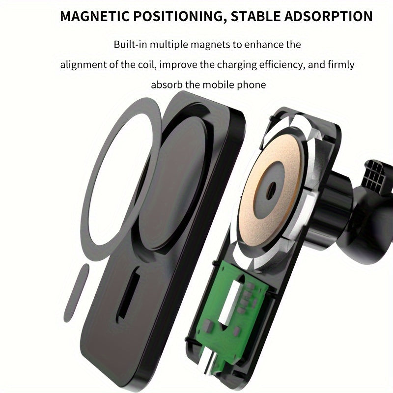 Fast Charging Magnetic Wireless Car Phone Holder