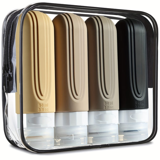 4-Pack Travel Bottles Set