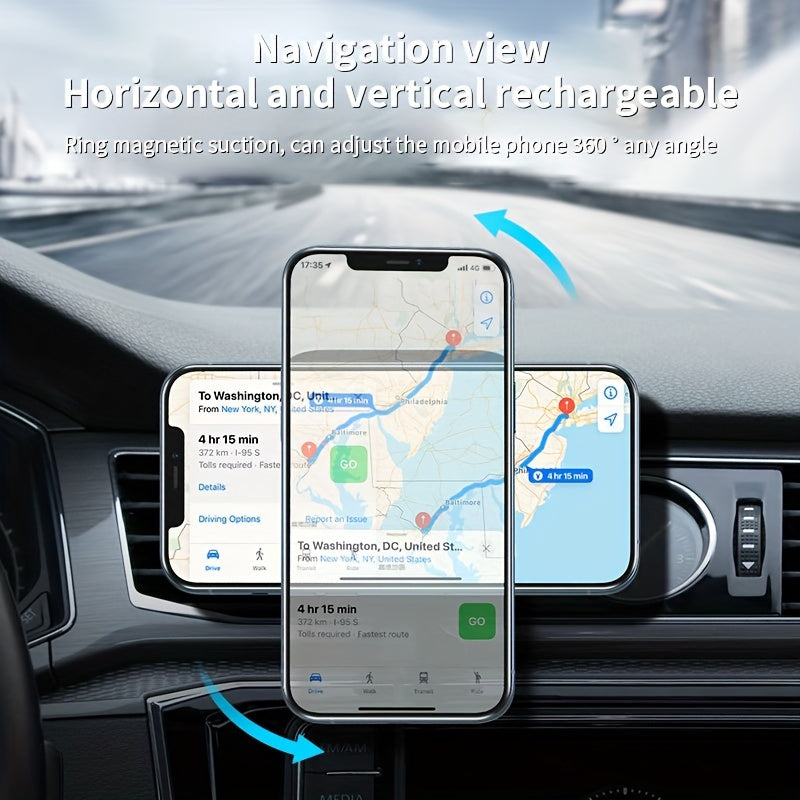 Fast Charging Magnetic Wireless Car Phone Holder