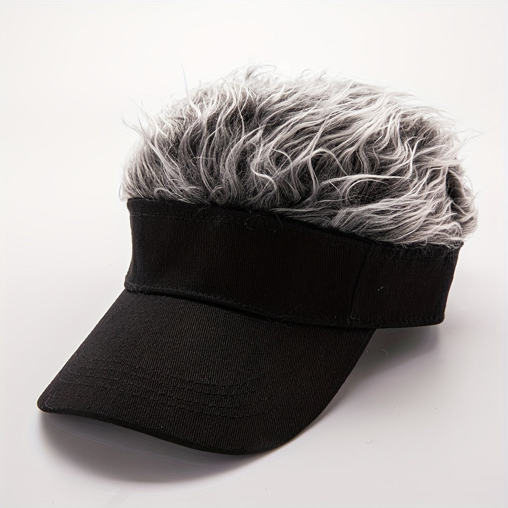 mens adjustable cotton visor cap black sun hat