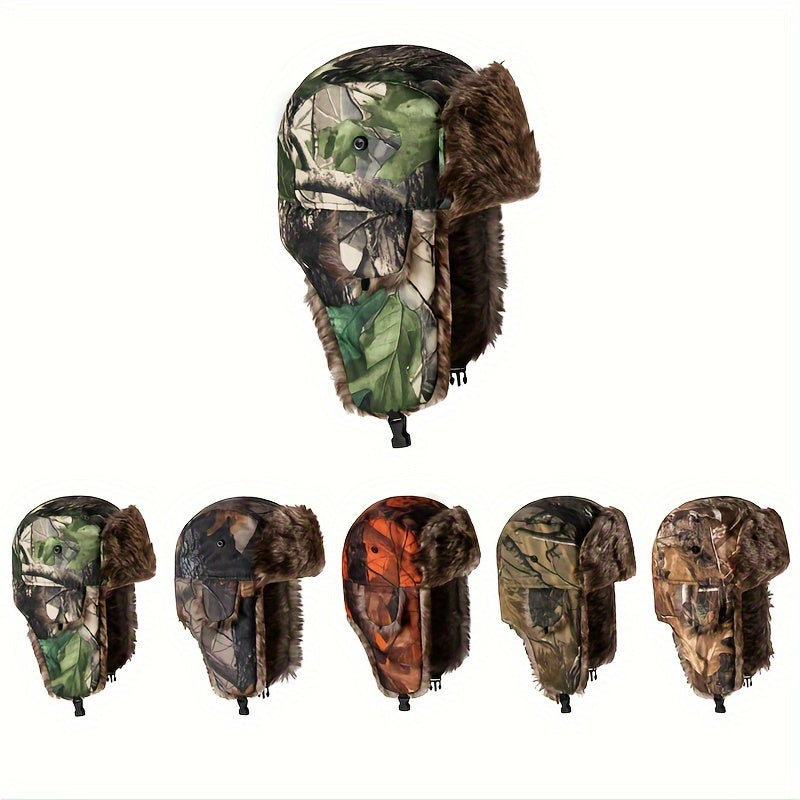 Camo Warm Trapper Hat