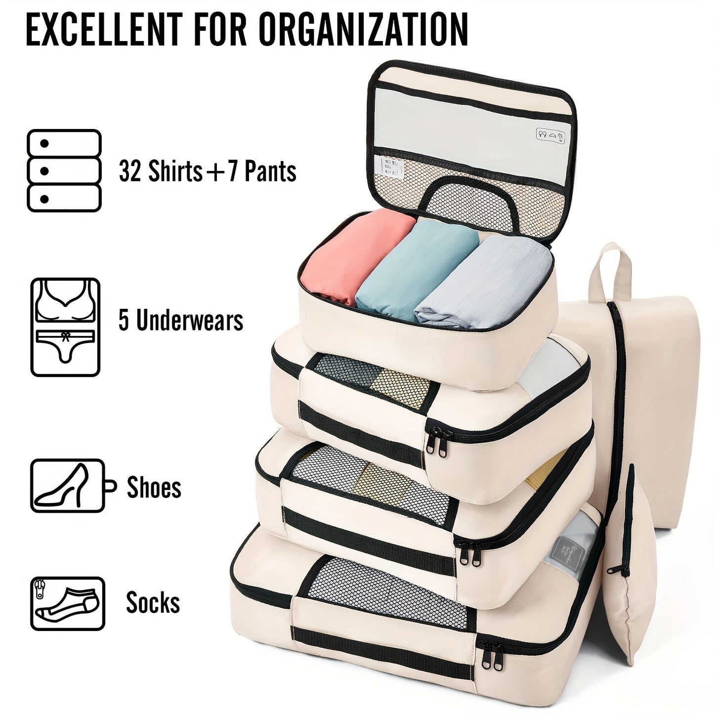 Packing Cubes For Suitcases