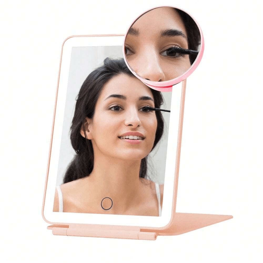 Travel Makeup Mirror with 10X Magnifying Mirror