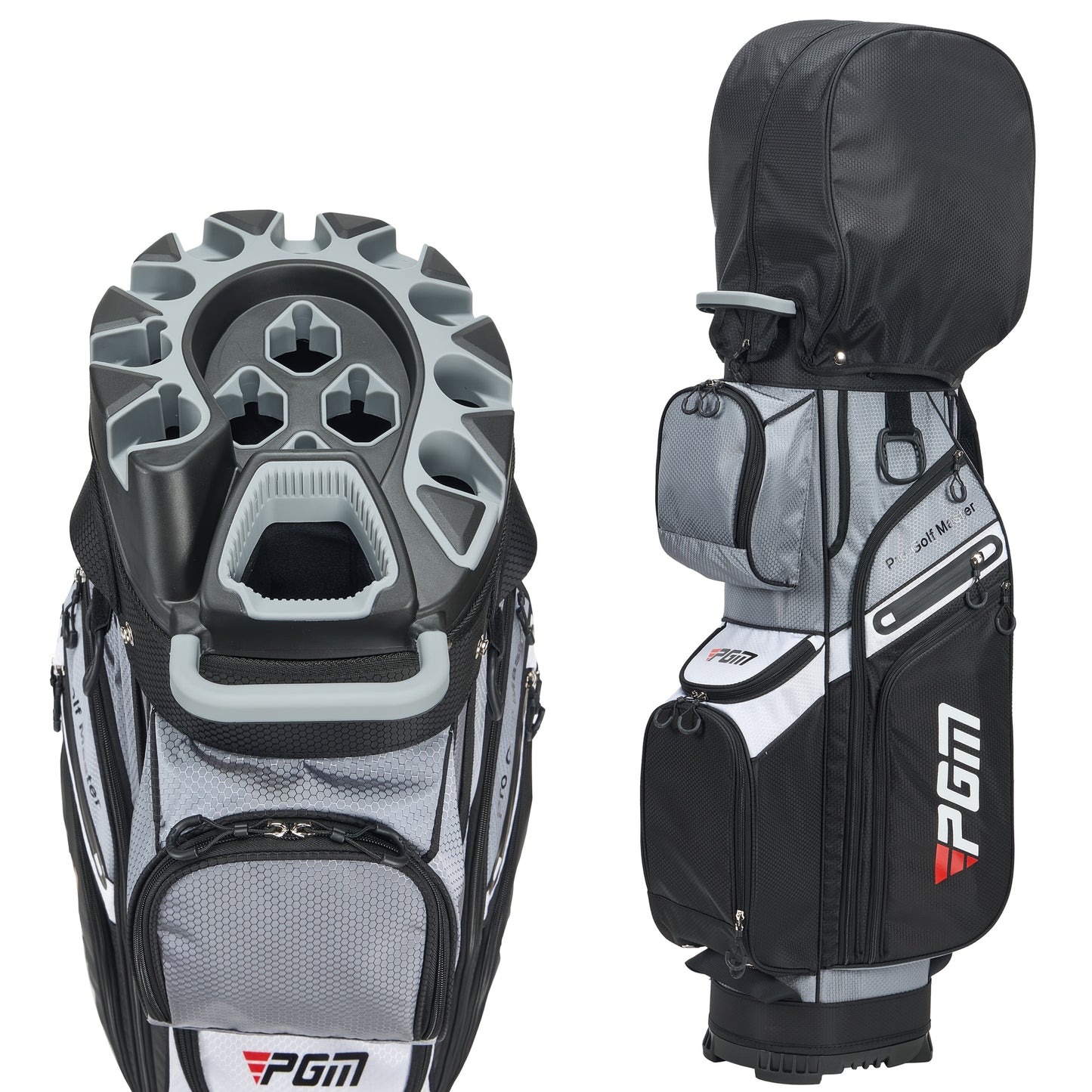 Heavy-Duty Golf Cart Bag with 14-Way Silent Top Divider System