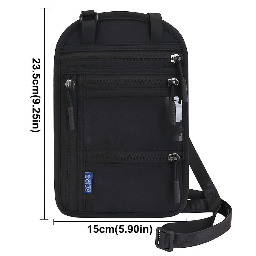 RFID Blocking Travel Wallet