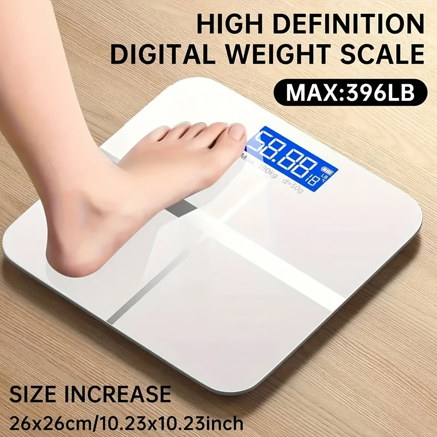 Bathroom scale with easy to read LCD screen