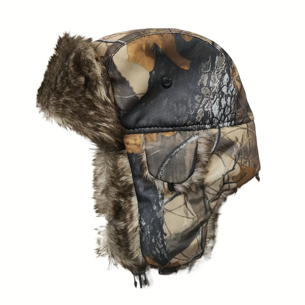 Camo Warm Trapper Hat