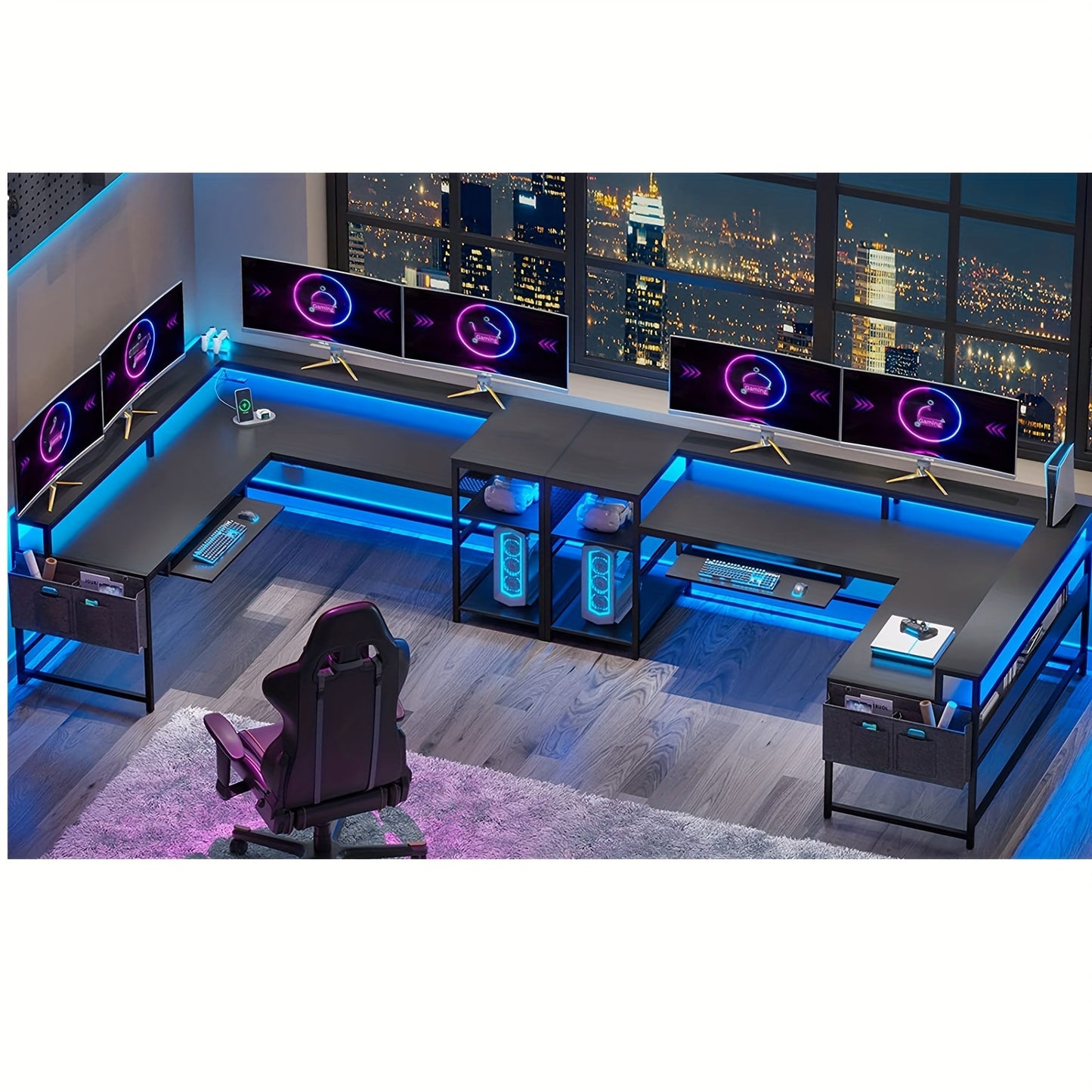 L Shaped Gaming Desk