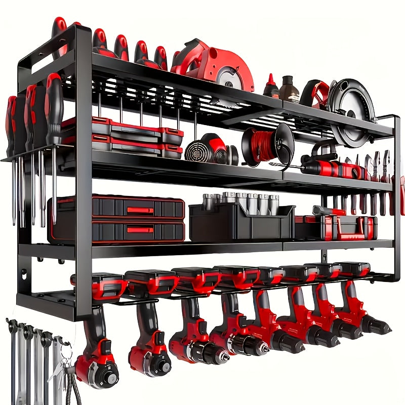 Wall-Mounted Organizer for Power Tools