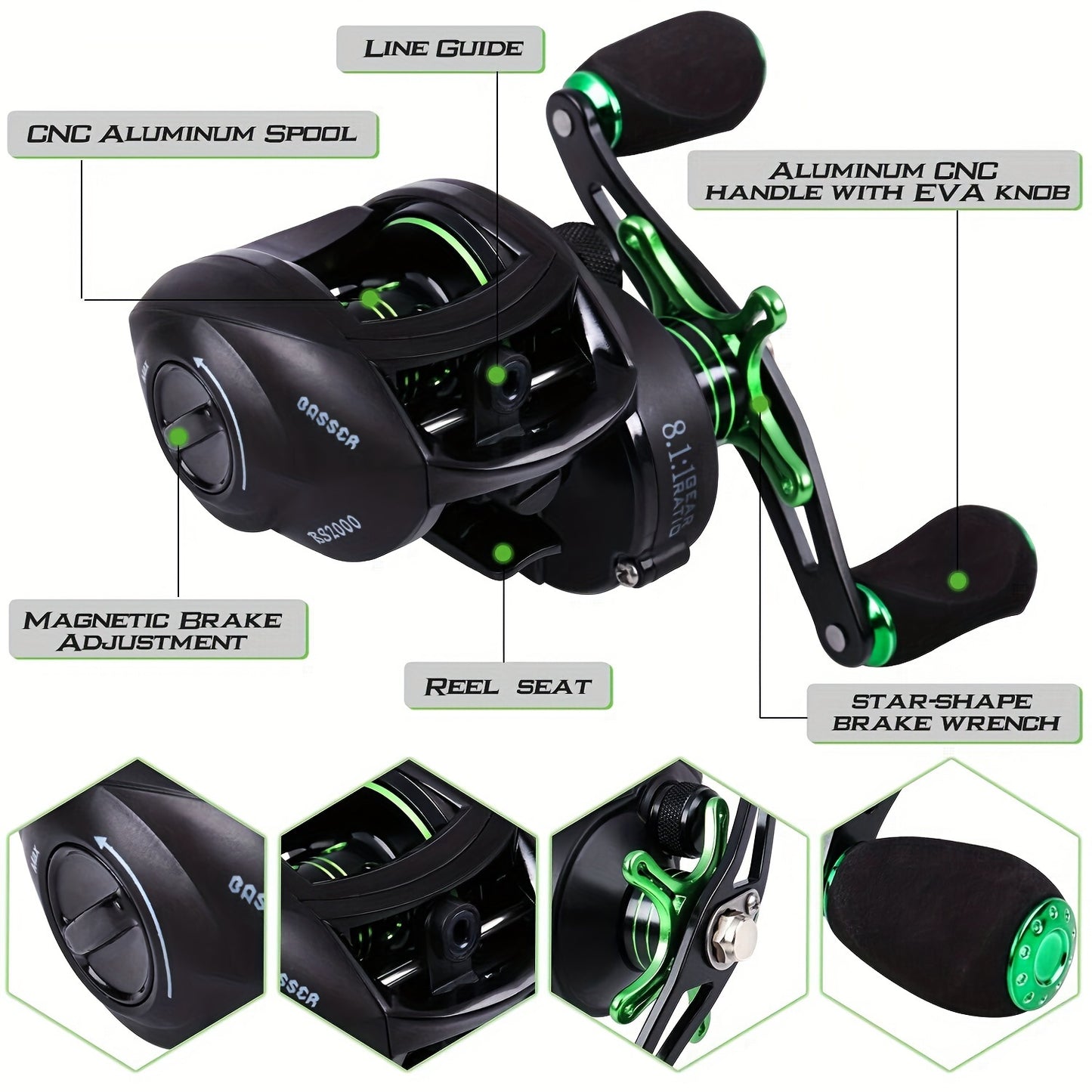Speed Bass Fishing Rods