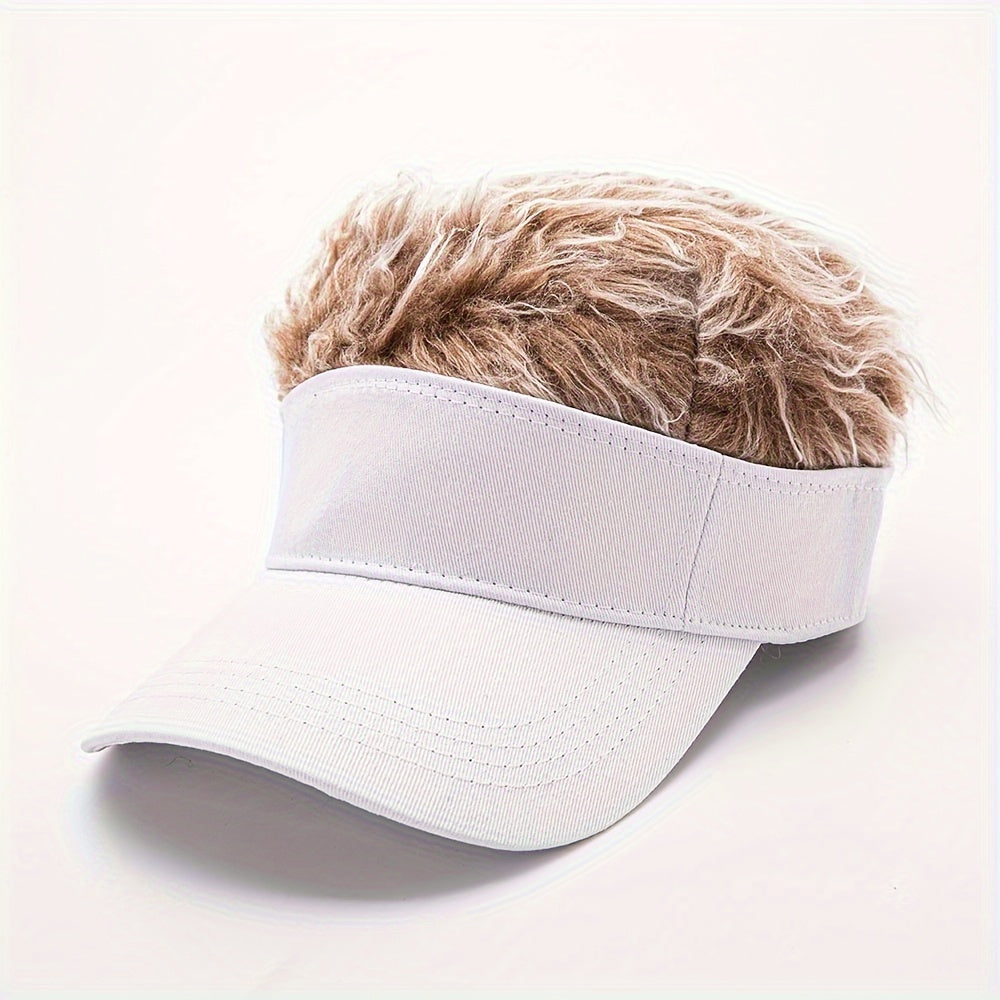 Men’s Adjustable Cotton Visor Cap – Sport & Casual Sun Hat