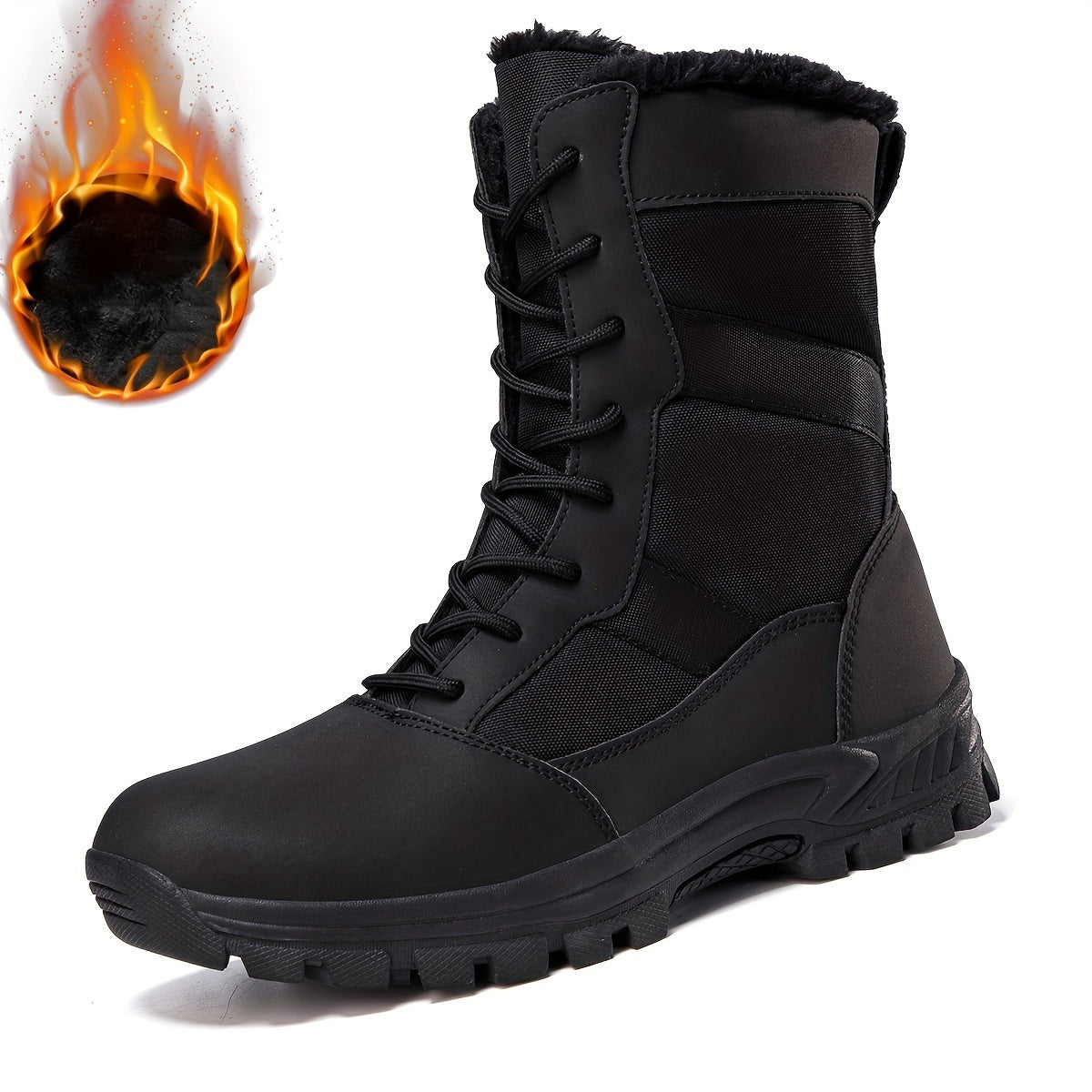 Men's Camo Insulated Hiking Boots