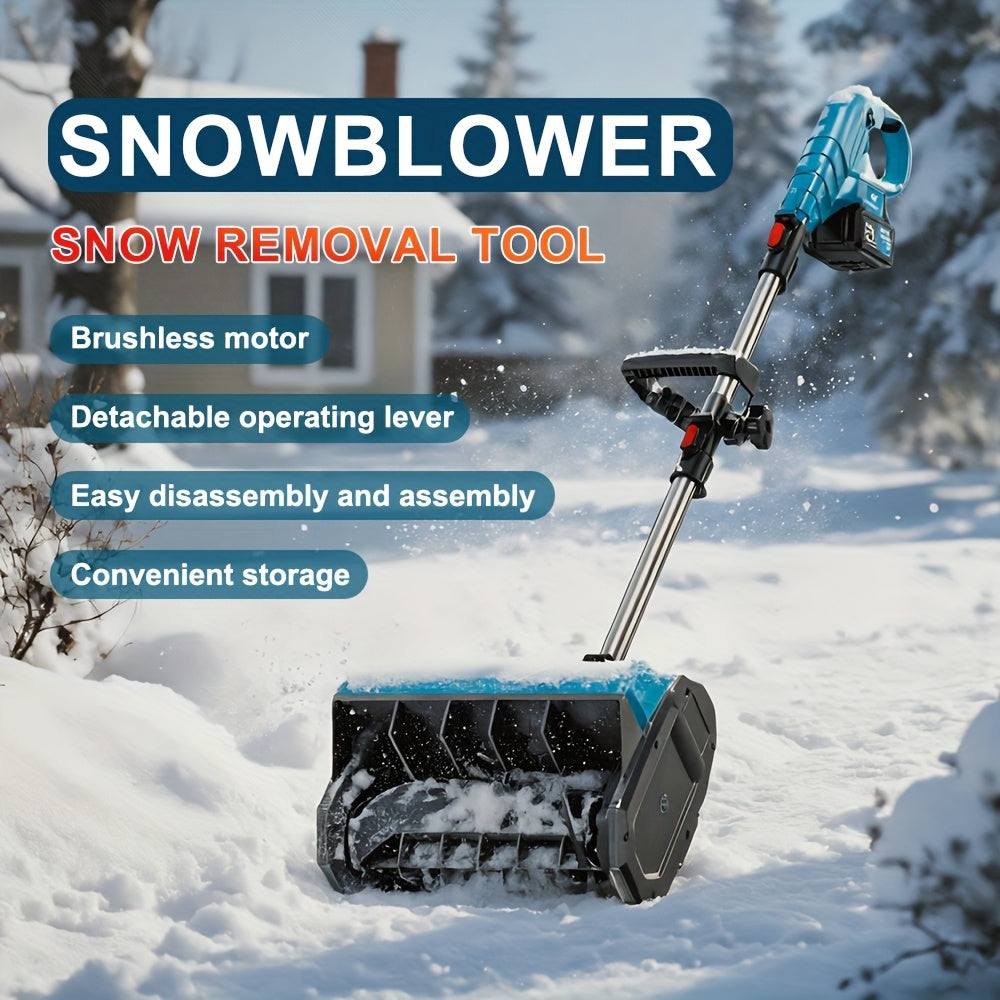 Cordless Electric Snow Shovel – 21V, 13-Inch Brushless
