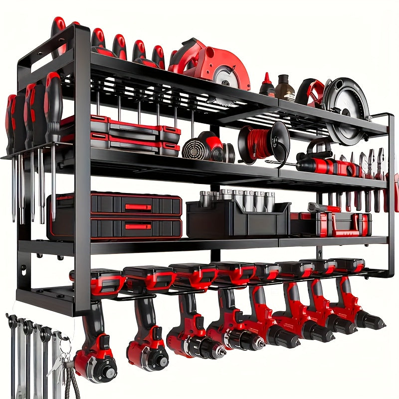 Wall-Mounted Organizer for Power Tools