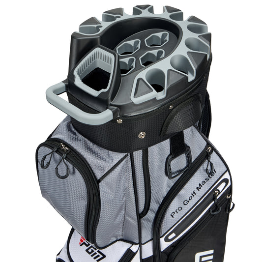 Heavy-Duty Golf Cart Bag with 14-Way Silent Top Divider System