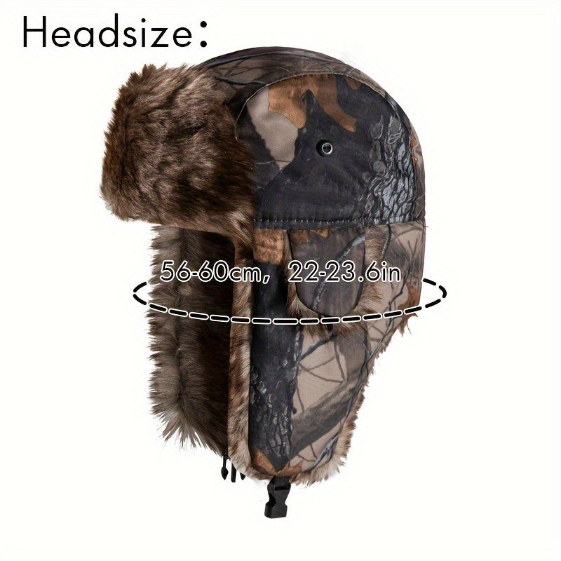 Camo Warm Trapper Hat