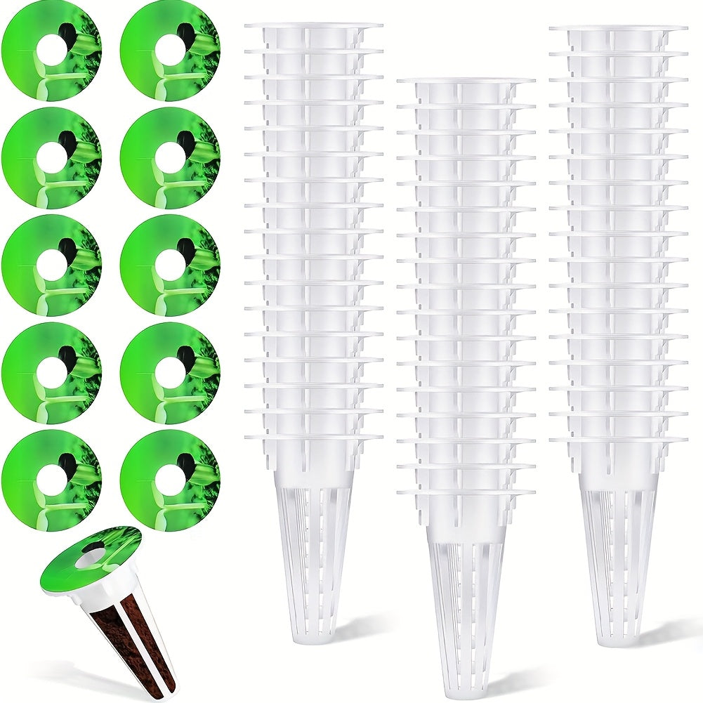 Hydroponic Garden System – Grow Fresh Herbs & Plants Indoors (50-Pod Kit)