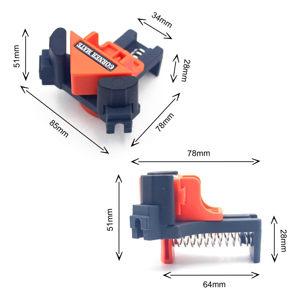 4 pcs 90 Degree Right Angle Clamp