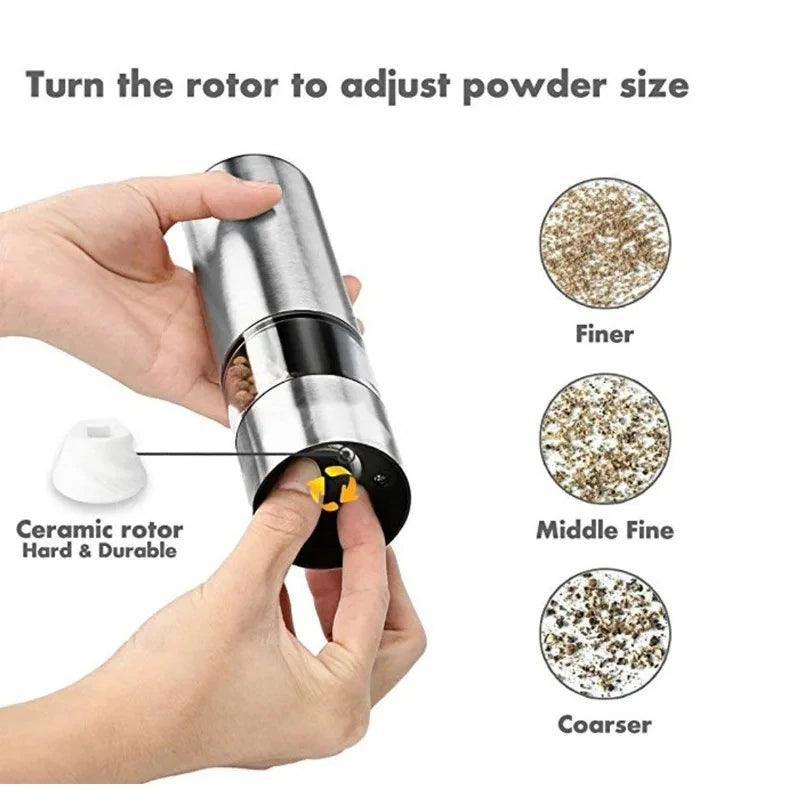 Stainless Steel Electric Pepper Grinder
