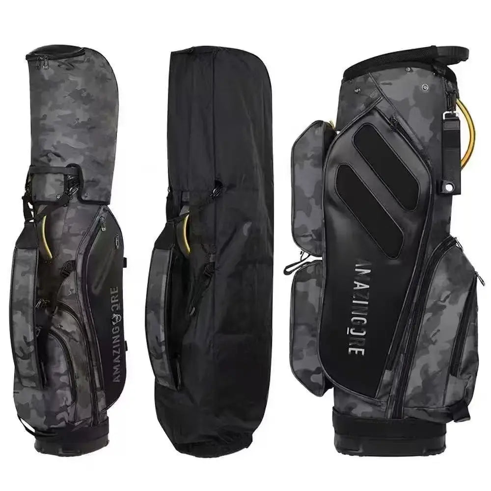 2026 NEW Golf Bag Men's Club Bag Multi-Functional Golf Bag with Built-in Shoe Bag Skull Standard Golf Bag