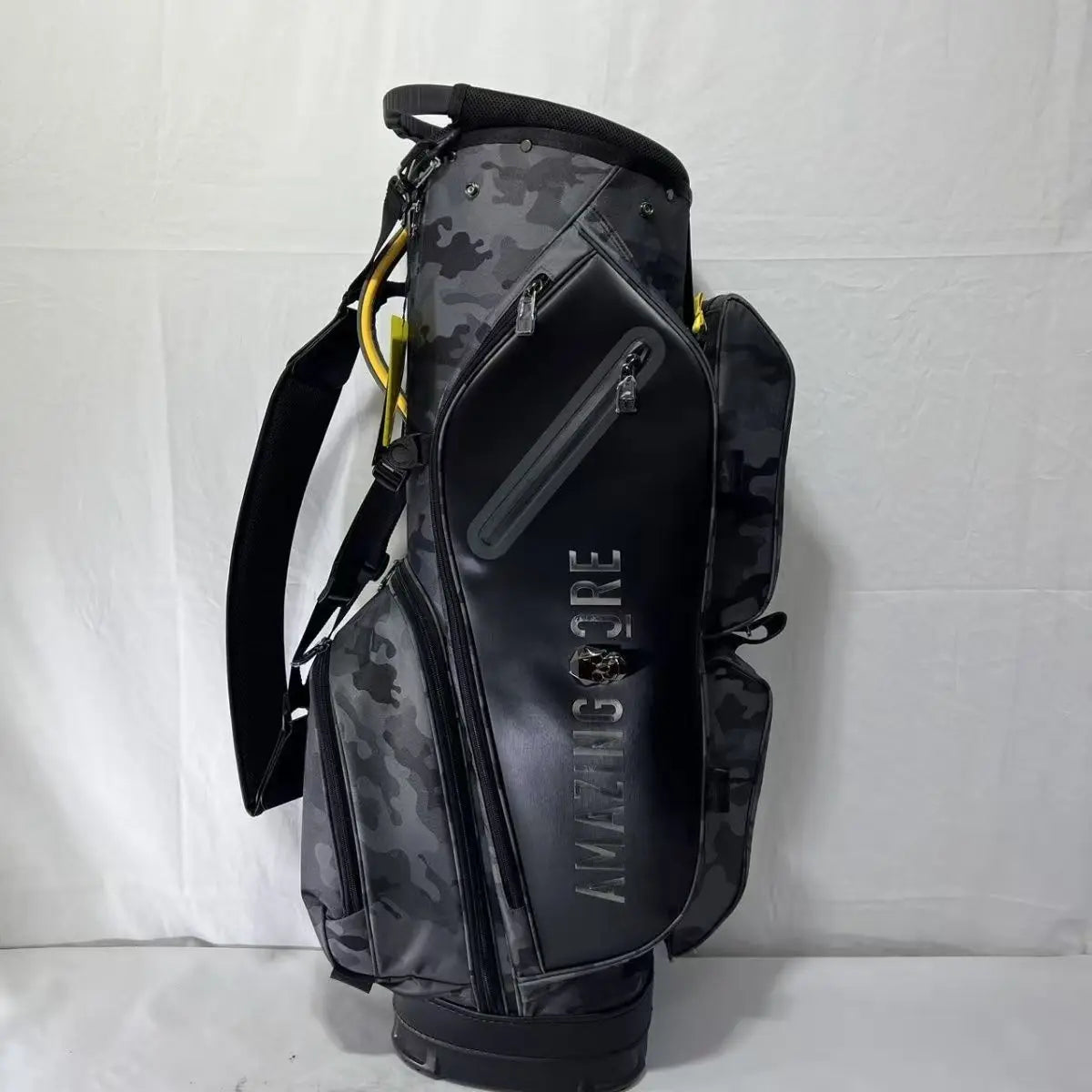 2026 NEW Golf Bag Men's Club Bag Multi-Functional Golf Bag with Built-in Shoe Bag Skull Standard Golf Bag