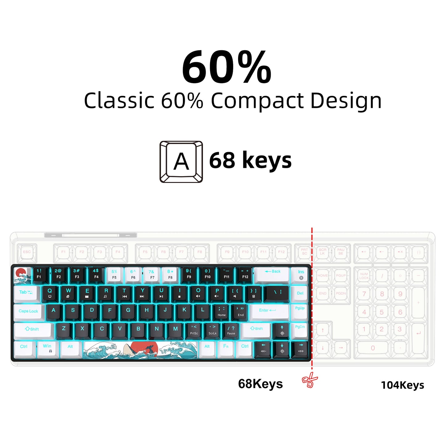 Gaming Keyboard, Wired