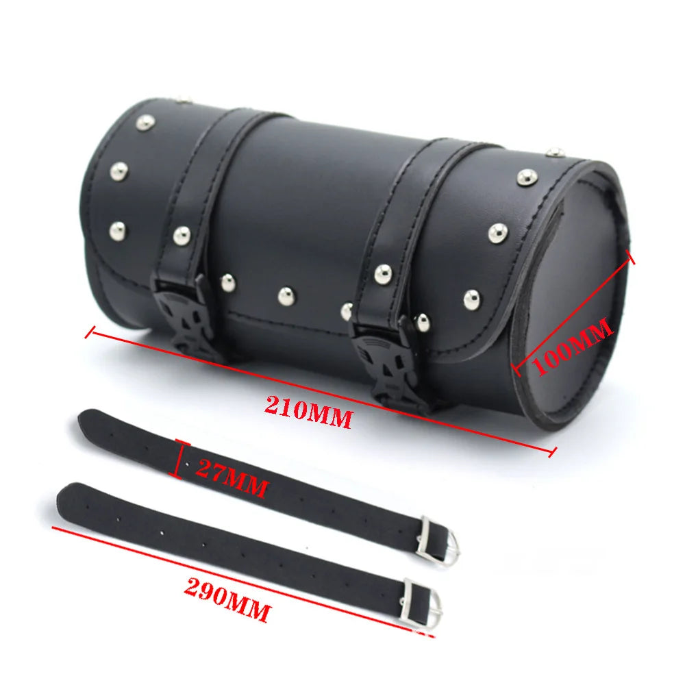 Compact motorcycle tool bag for tools and riding essentials