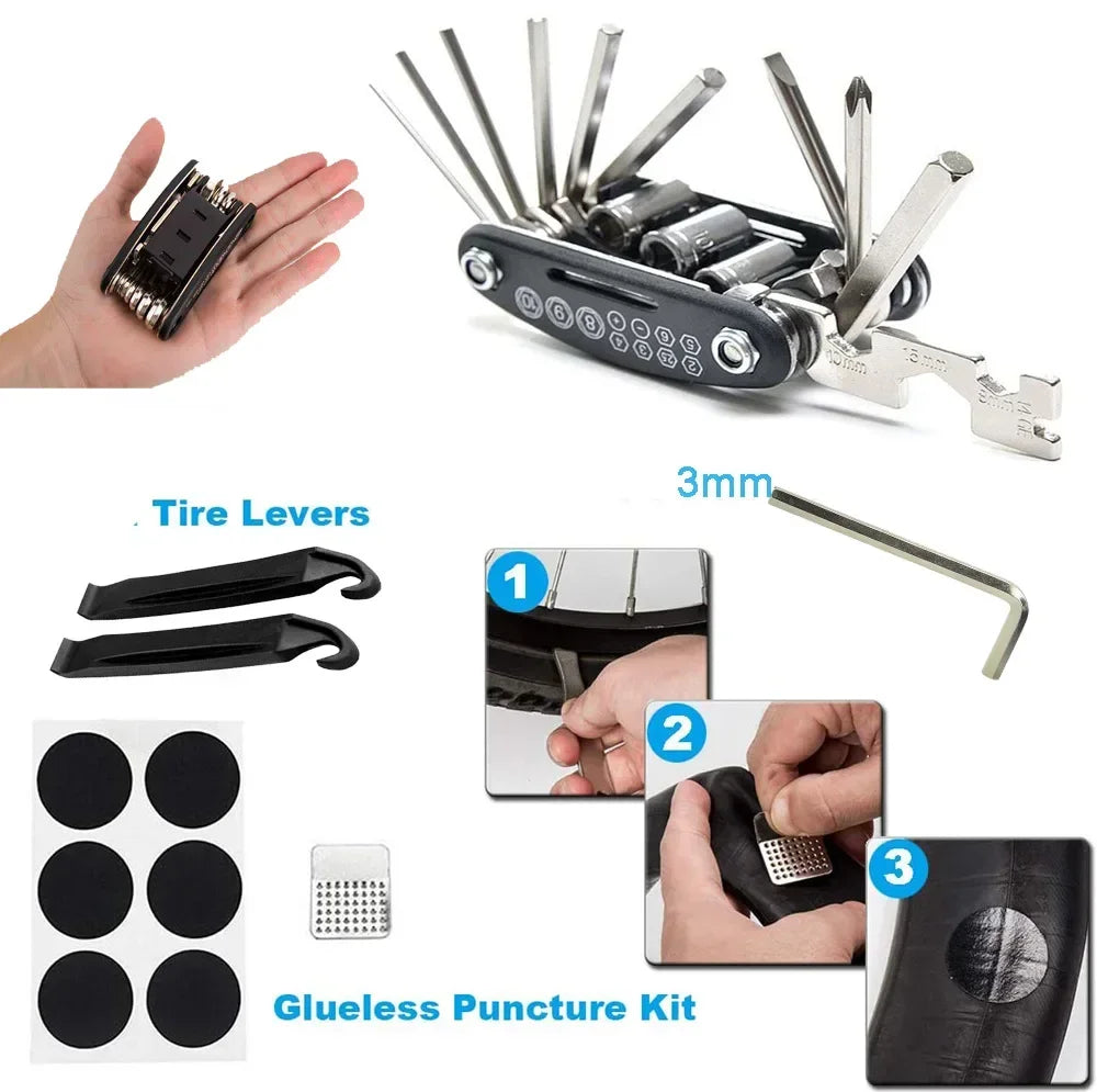 Bicycle Repair Tools Kit