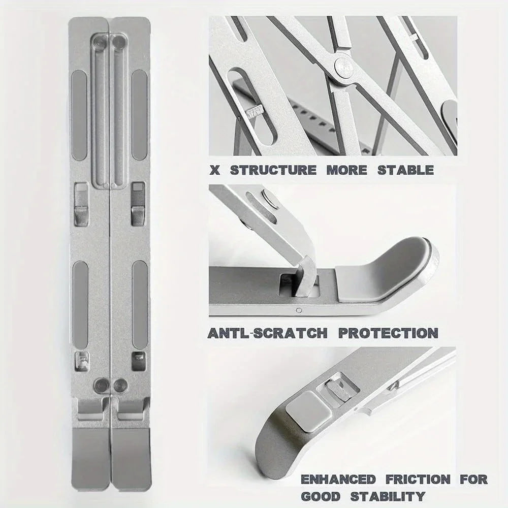 ElevatedDesk™ Adjustable Aluminum Laptop Stand