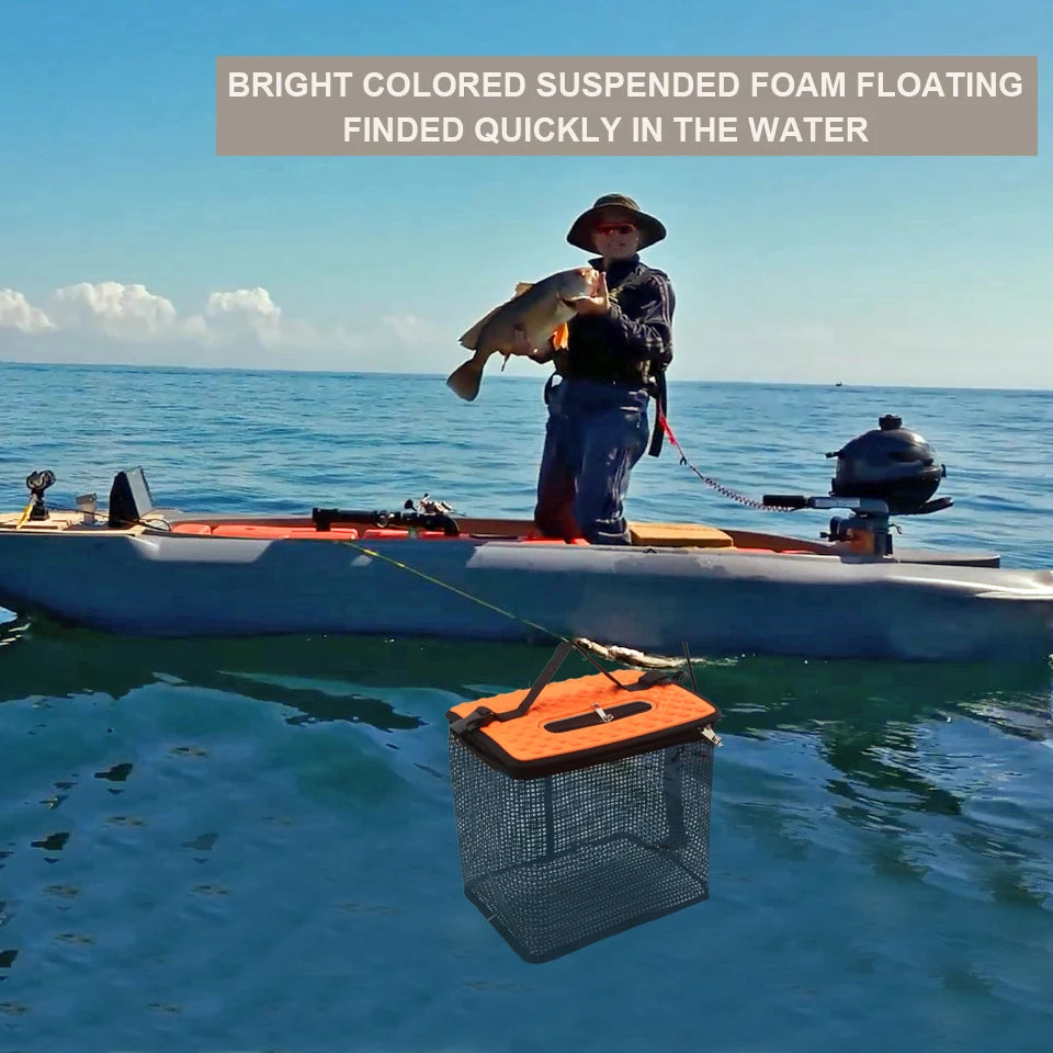 Foldable Floating Fish Basket