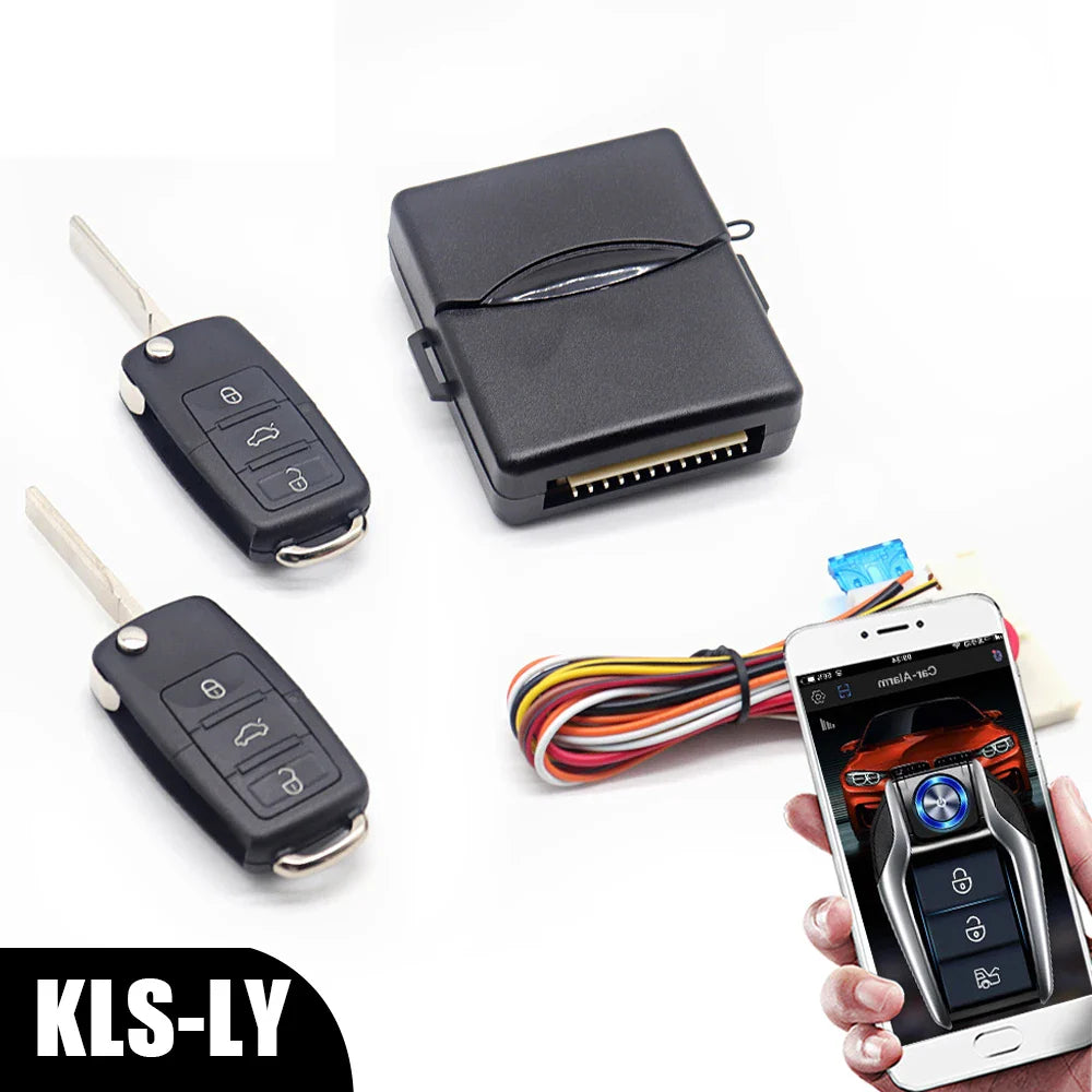 Keyless Entry System Remote Start Kit with Smartphone Control