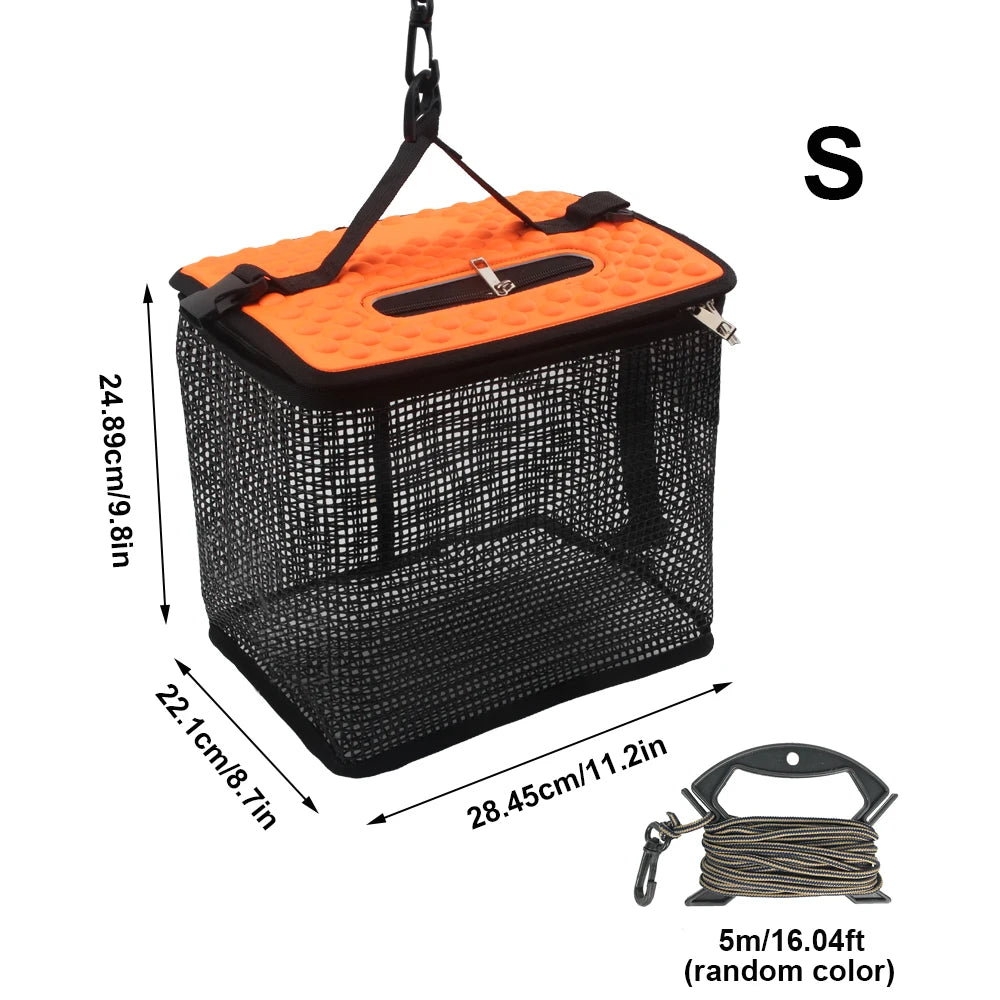 Foldable Floating Fish Basket