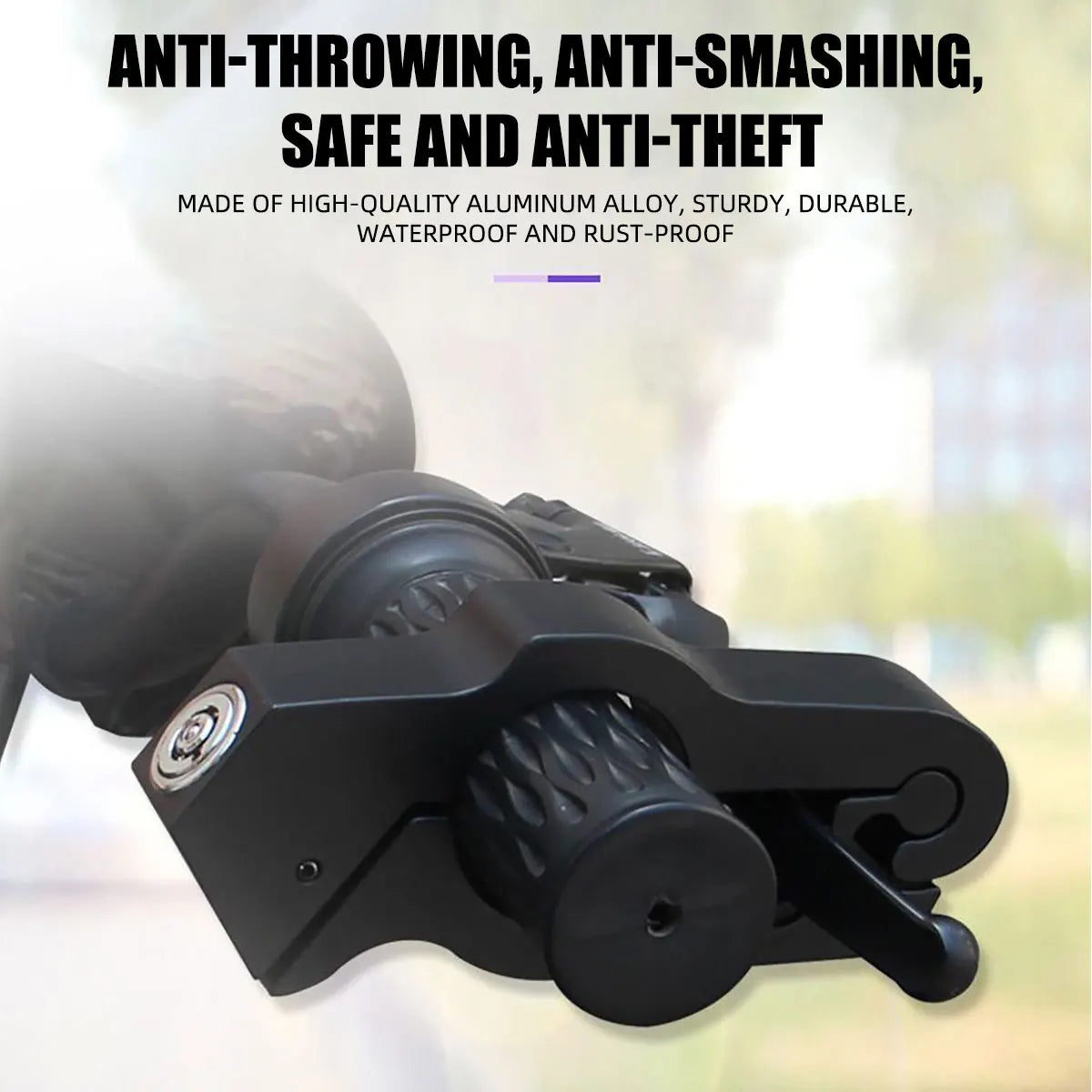 Motorcycle Brake Lever Lock – Anti-Theft Handlebar Security