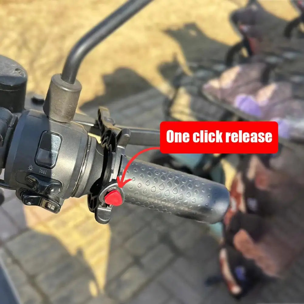 Grip assist cruise control showing low-profile design on throttle