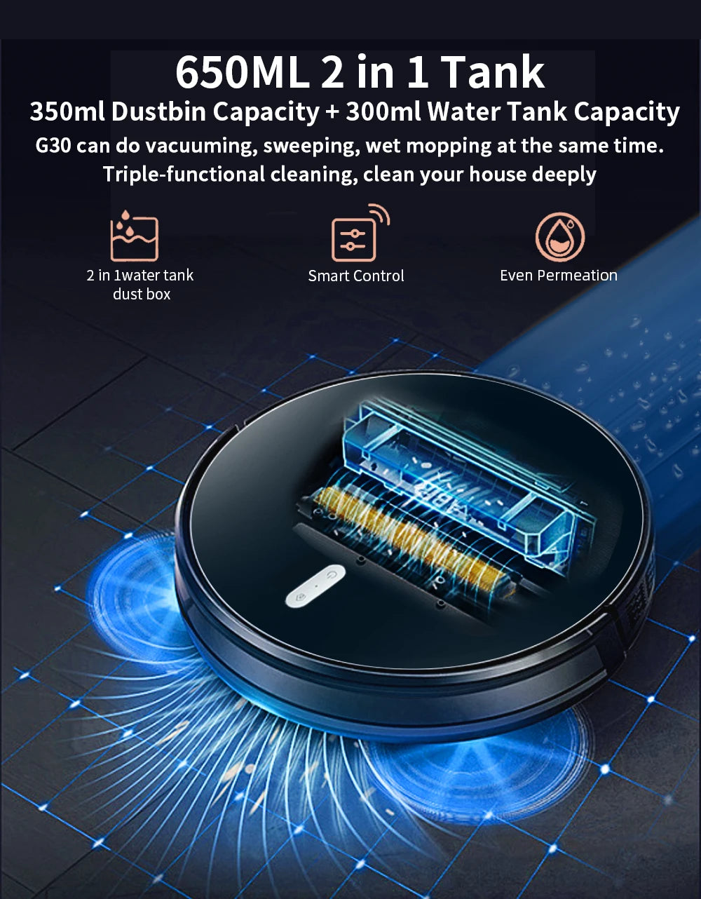 Self-Emptying Clean Robot