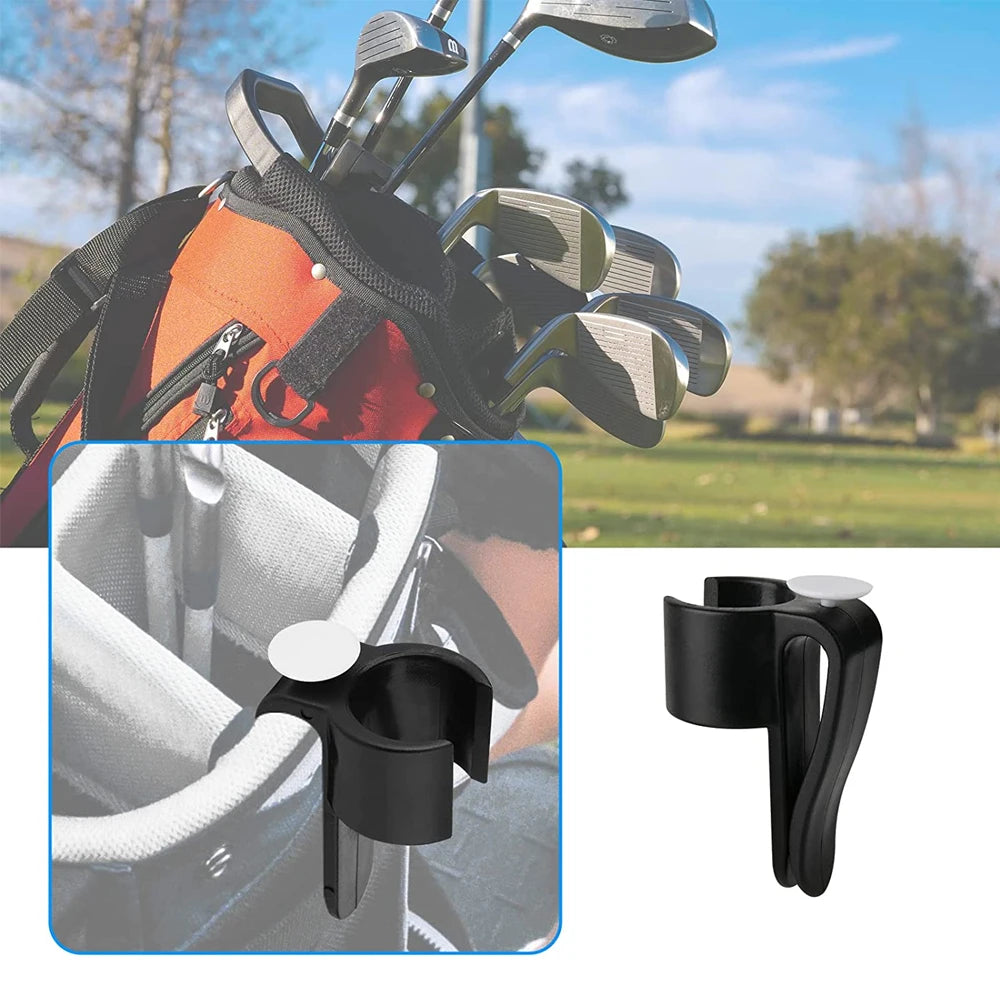 Golf Club Holder Clip - Keeps Clubs Off the Ground