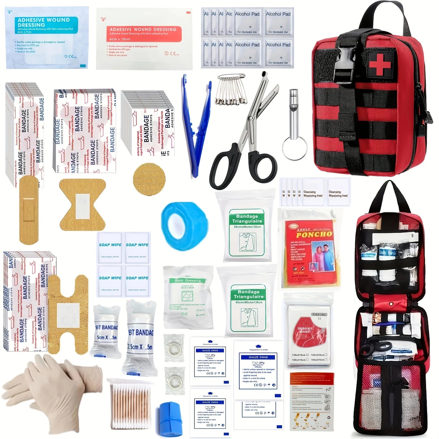 205pcs Universal First Aid Kit