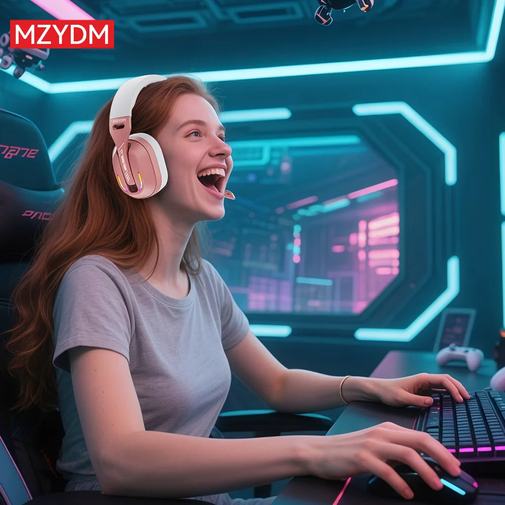 Wireless Gaming Headset: 2.4G/Wired/Bluetooth