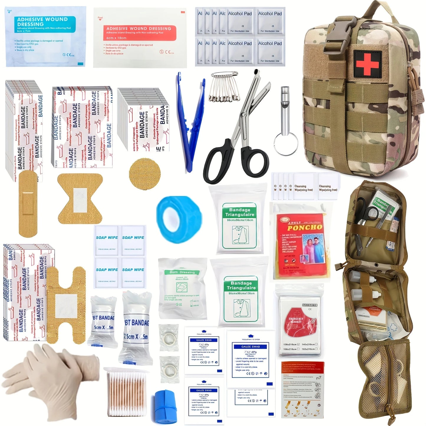 205pcs Universal First Aid Kit