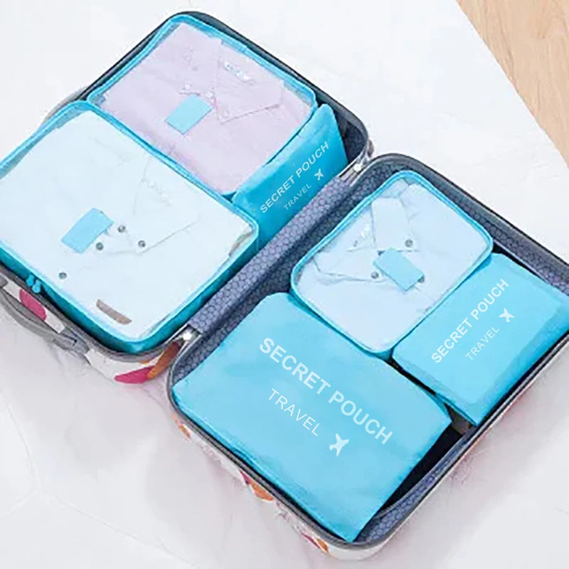 6pcs Travel  Packing Cube Bag